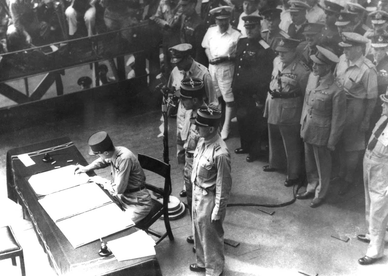 Capitulation du Japon – 10 août 1945 | 2e DB - Général LECLERC - 2ème Division Blindée